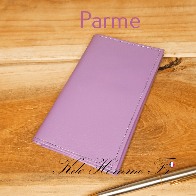 Protège Carte grise en cuir Porte papiers cuir Homme Petite Maroquinerie Homme Cadeau anniversaire pour lui Idée cadeau papa lui Parme