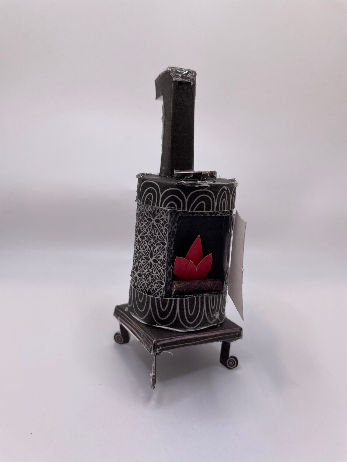 DIY Dollhouse Stove Wood Burning Antique Stove 1 12 Cut and Etsy