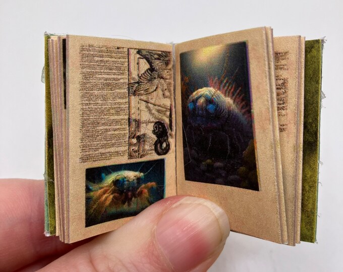 Creatures Field Guide 1:12 Scale DIY Printable Field Guide of Strange Creatures for Gothic ...