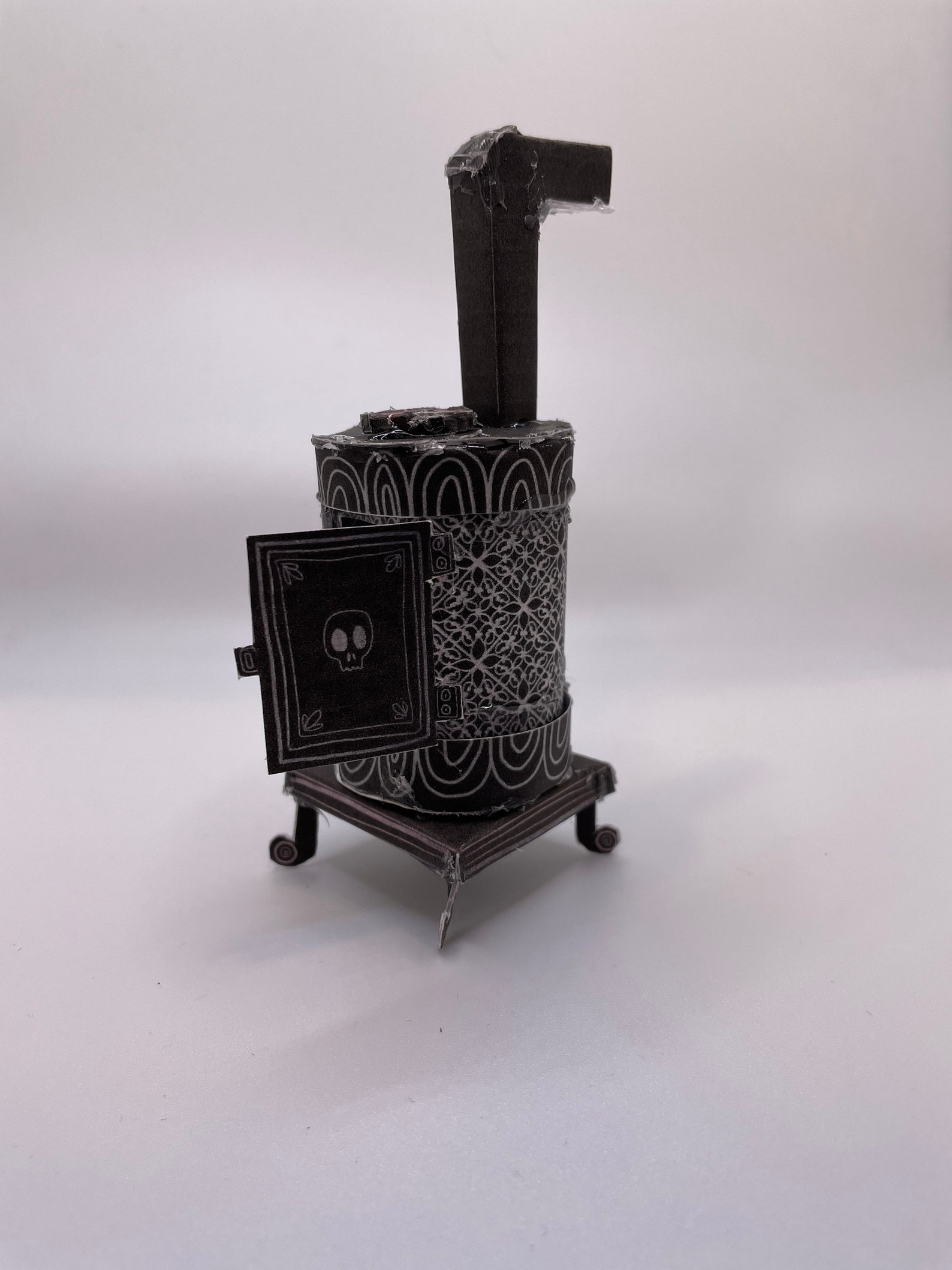 DIY Dollhouse Stove Wood Burning Antique Stove 1 12 Cut and Etsy.de