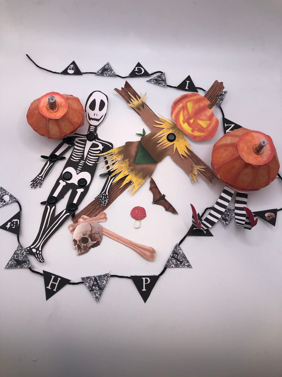 Dollhouse Halloween Decor DIY Printable Gothic Haunted Etsy