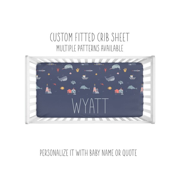 Custom Crib Bedding Etsy