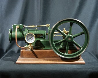 Horizontal model of a steam engine