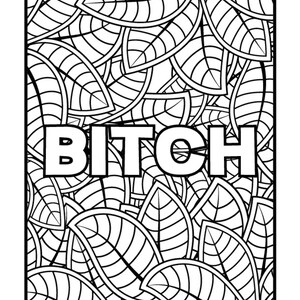 10 Adult Coloring Page Swear Words