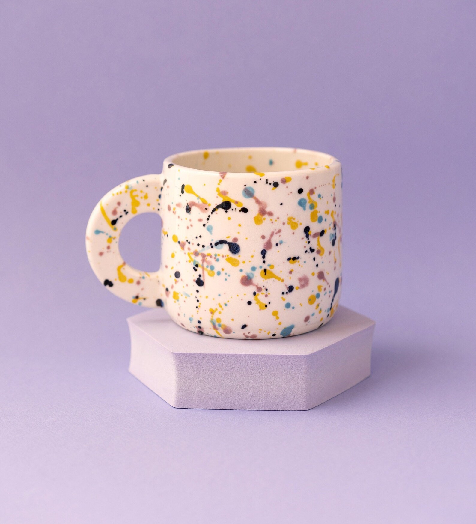 Paint Splatter Ceramic Mug Paint Splatter Cup Paint Splash Etsy