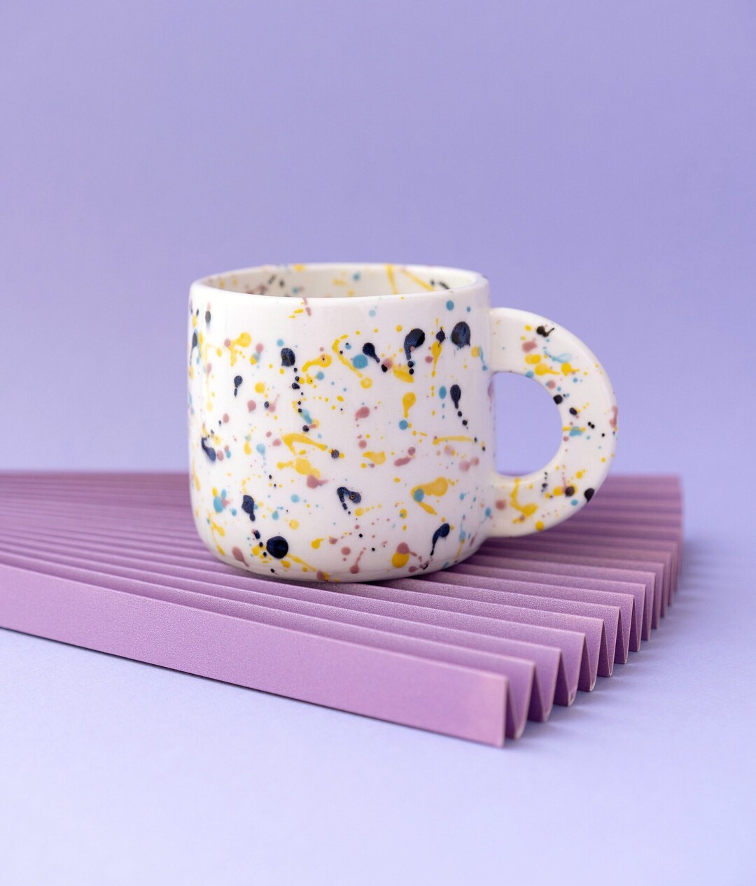 Paint Splatter Ceramic Mug Paint Splatter Cup Paint Splash Etsy