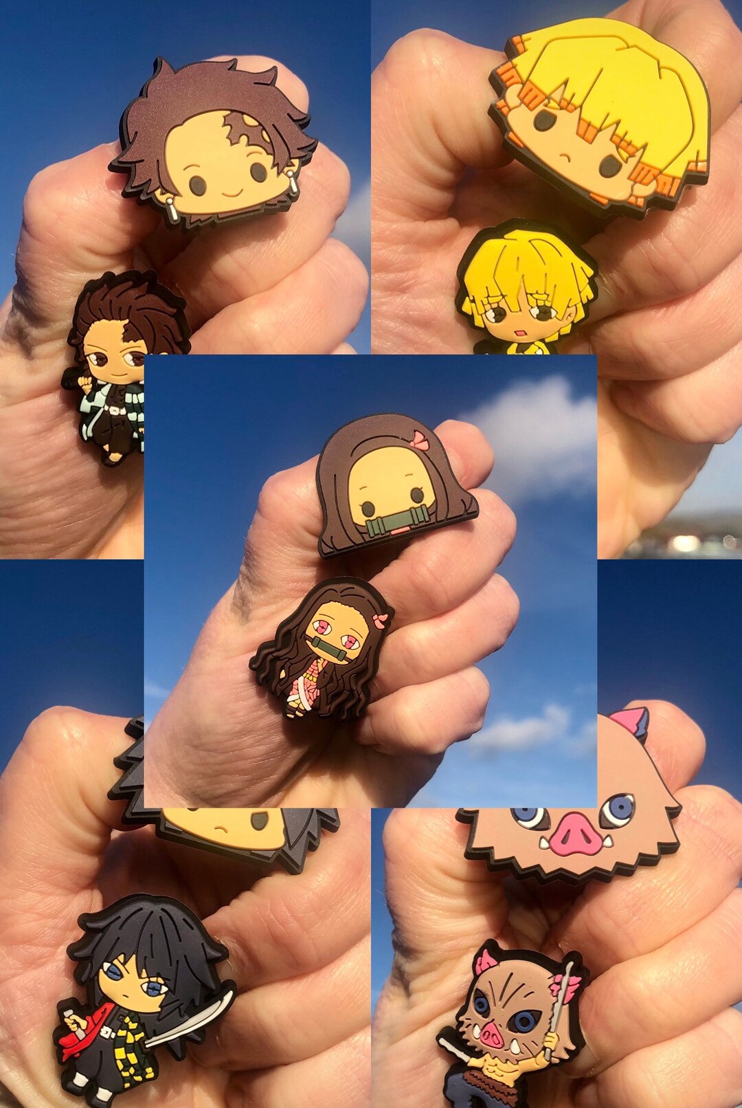 Shoe Charm X2 Jibbitz Demon Slayer Fast UK Delivery Etsy UK