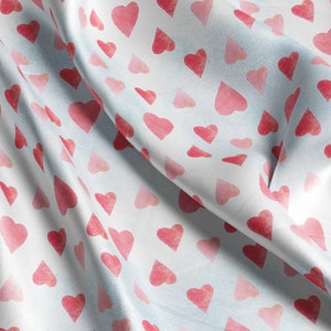 Imported Printed  Satin Fabric By The Yard