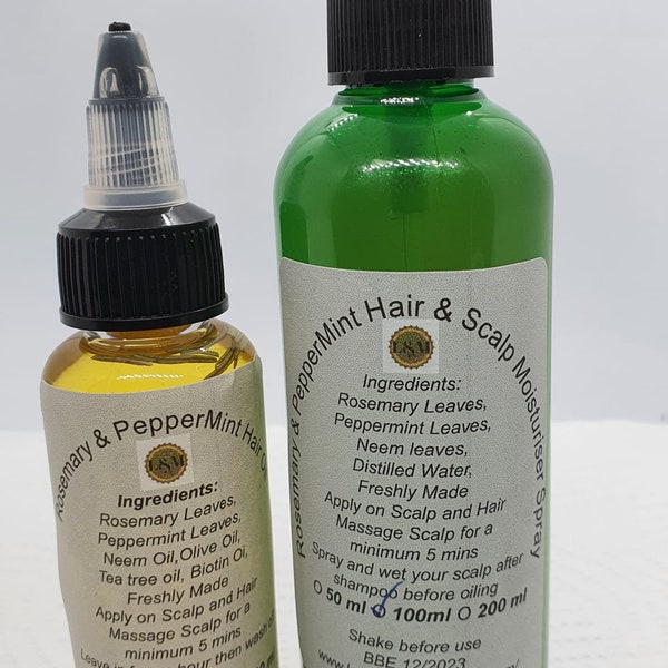 Rosemary and Peppermint Oil Etsy