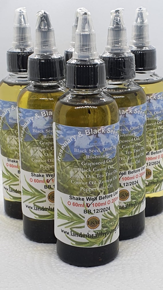 Rosemary and Black Seed Hair Growth Oil With These Oils Tea - Etsy Rosemary and Black Seed Hair Growth Oil With These Oils Tea - Etsy