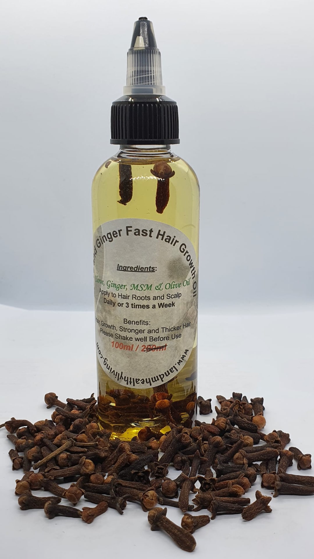 Clove and Ginger Fast Hair Growth Oil Include MSM and Olive - Etsy Canada