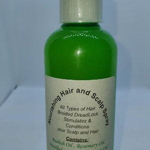 Nourishing Hair & Scalp Spray - All Hair Types, including Braided Dreadlocks - 100mls and 200mls