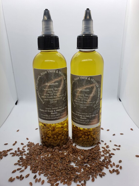 100ml Flaxseed Fenugreek Aloe Vera and Moringa Infused Hair - Etsy Finland 100ml Flaxseed Fenugreek Aloe Vera and Moringa Infused Hair - Etsy Finland