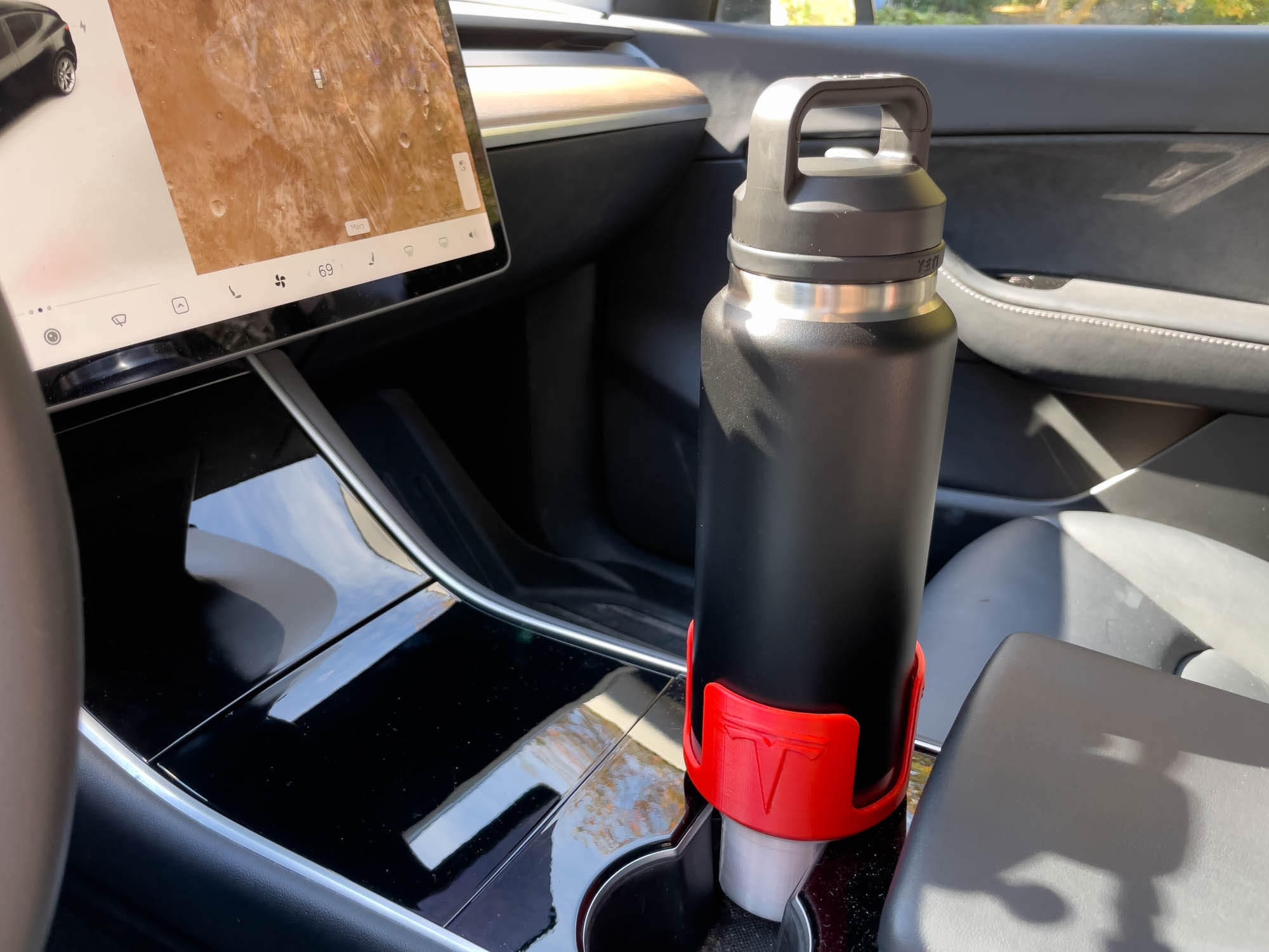 Hydro Flask Car Cup Holder Adapter, 3D Printed Fits 32oz 40oz