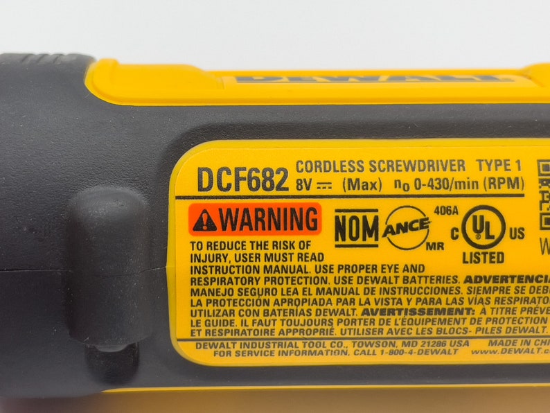 Magnetic Bit Holder for 8V DeWALT DCF682 / DCF680 Screwdriver - VERTIBIT image 8