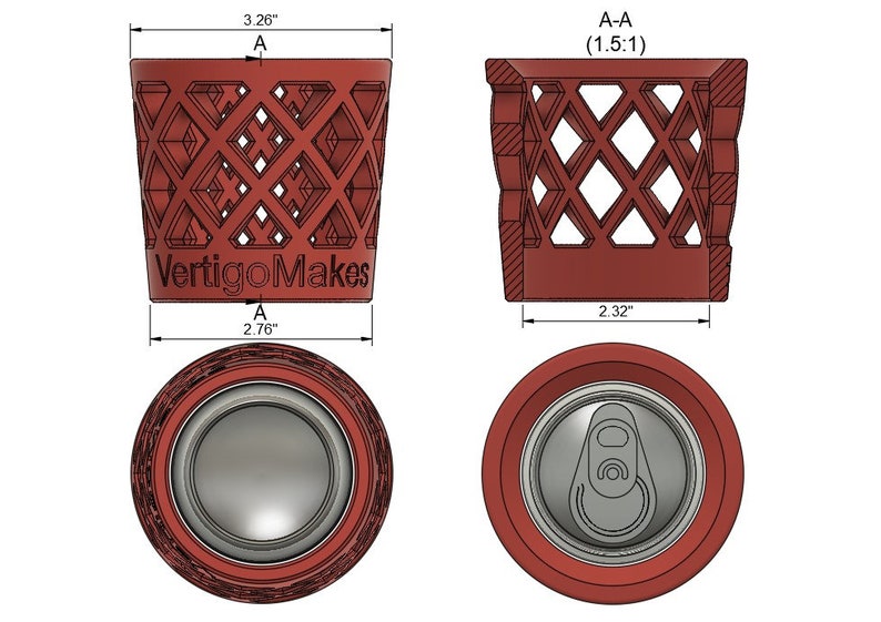 Slim Can Adapter / Energy Drink / Skinny Can / Insert image 9