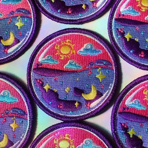Dream Bubble Iron On Embroidered Patch