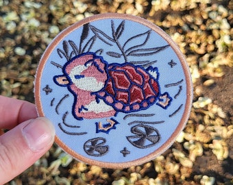 Turtle Duck 3 inch embroidered Patch