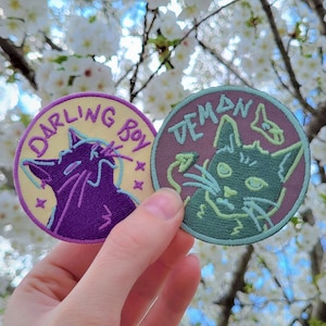 Darling vs Demon MiSCHiEF Embroidery Patch 2.5 Inches