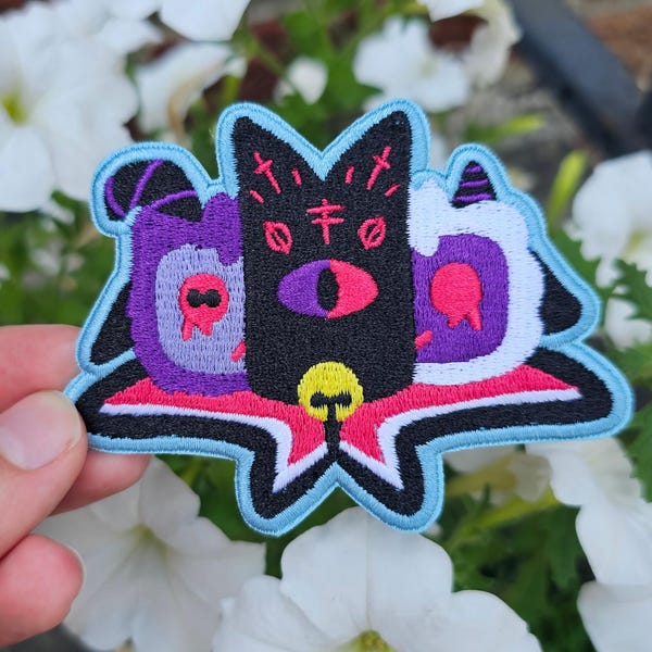 Lamb vs Goat Embroidered Patch