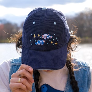 FiSH FRiENDS Cotton Corduroy Navy Dad Hat