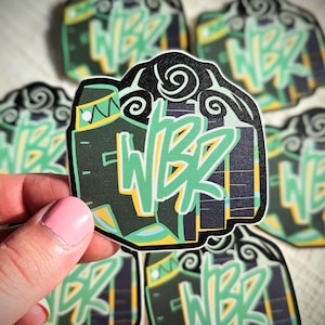 WBR Anime 2.5&quot; Waterproof Vinyl Sticker