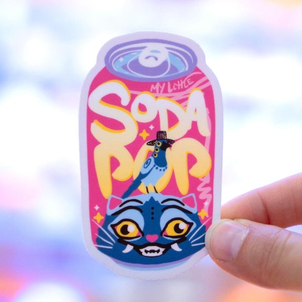 Derpy Soda Pop 3" waterproof vinyl sticker