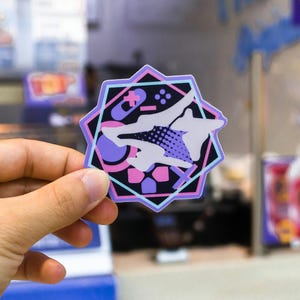 Silver Wolf Star Rail Vinyl Sticker
