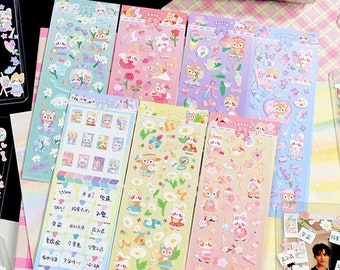 cute korean stickers etsy