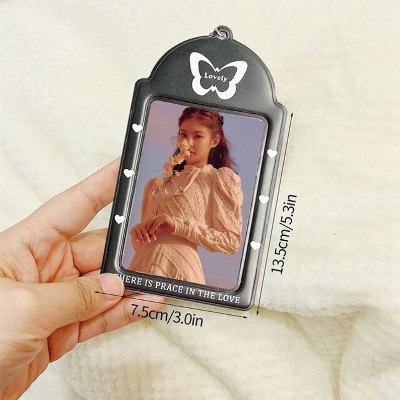 Kpop lovely You Photocard Holder Keychain Kawaii Etsy Canada