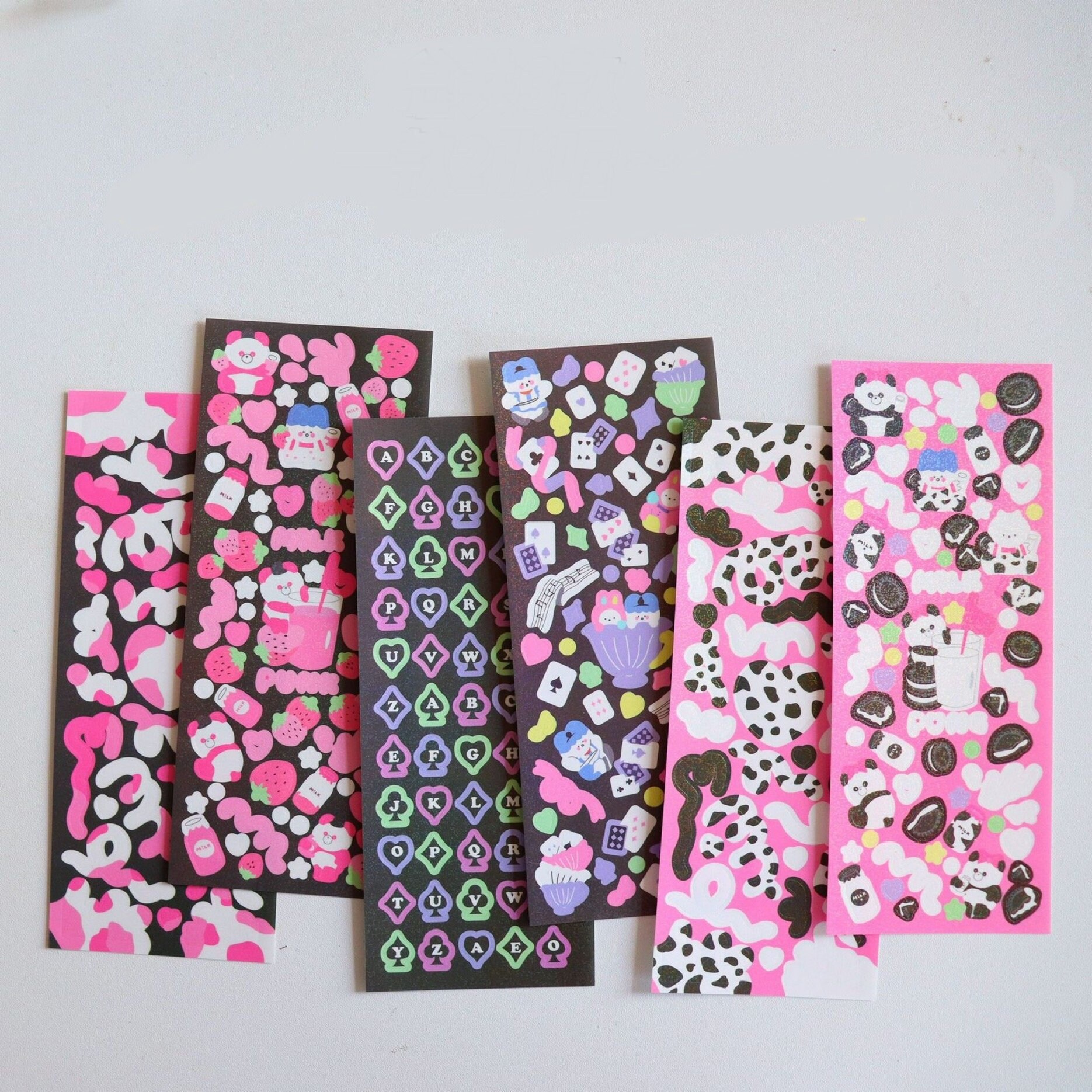 KPop Polco Deco Stickers "Milk" - 2 PCS
