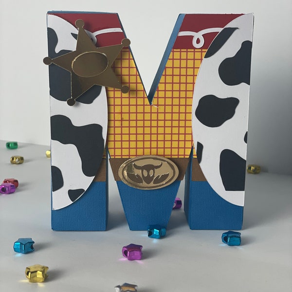 Toy Story inspired 3D Letters | Toy Story Birthday Party | Toy Story Birthday Decorations