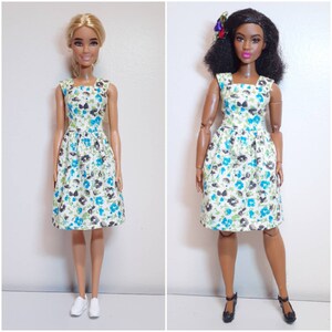 Handmade Dress for Curvy Doll and Regular Dolls, Fashion for 11.5 Dolls