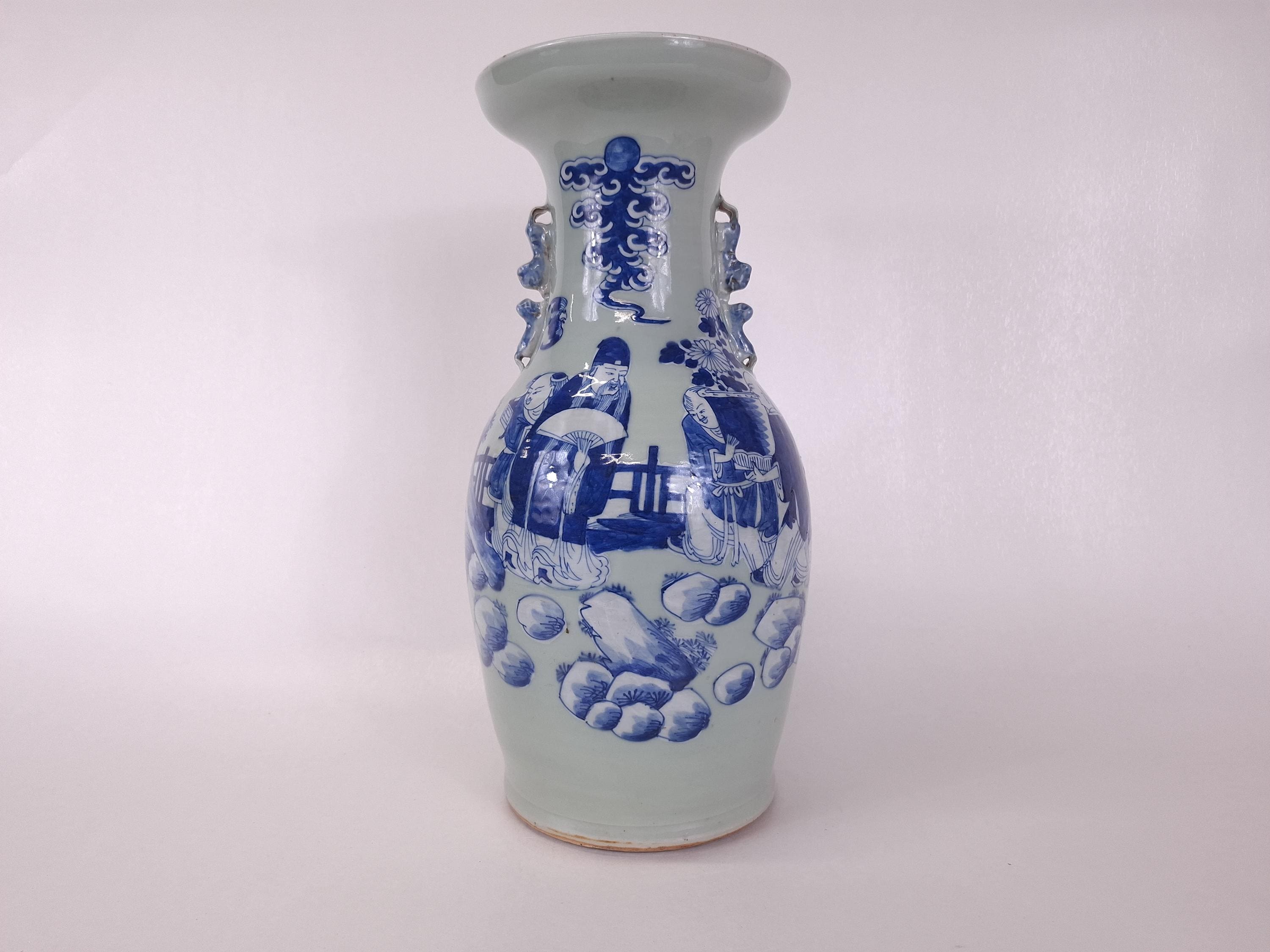 Antique Chinese Celadon Vases - Etsy
