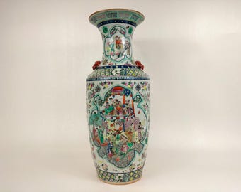 中国の青磁のひび割れ模様の花瓶 - Etsy 日本