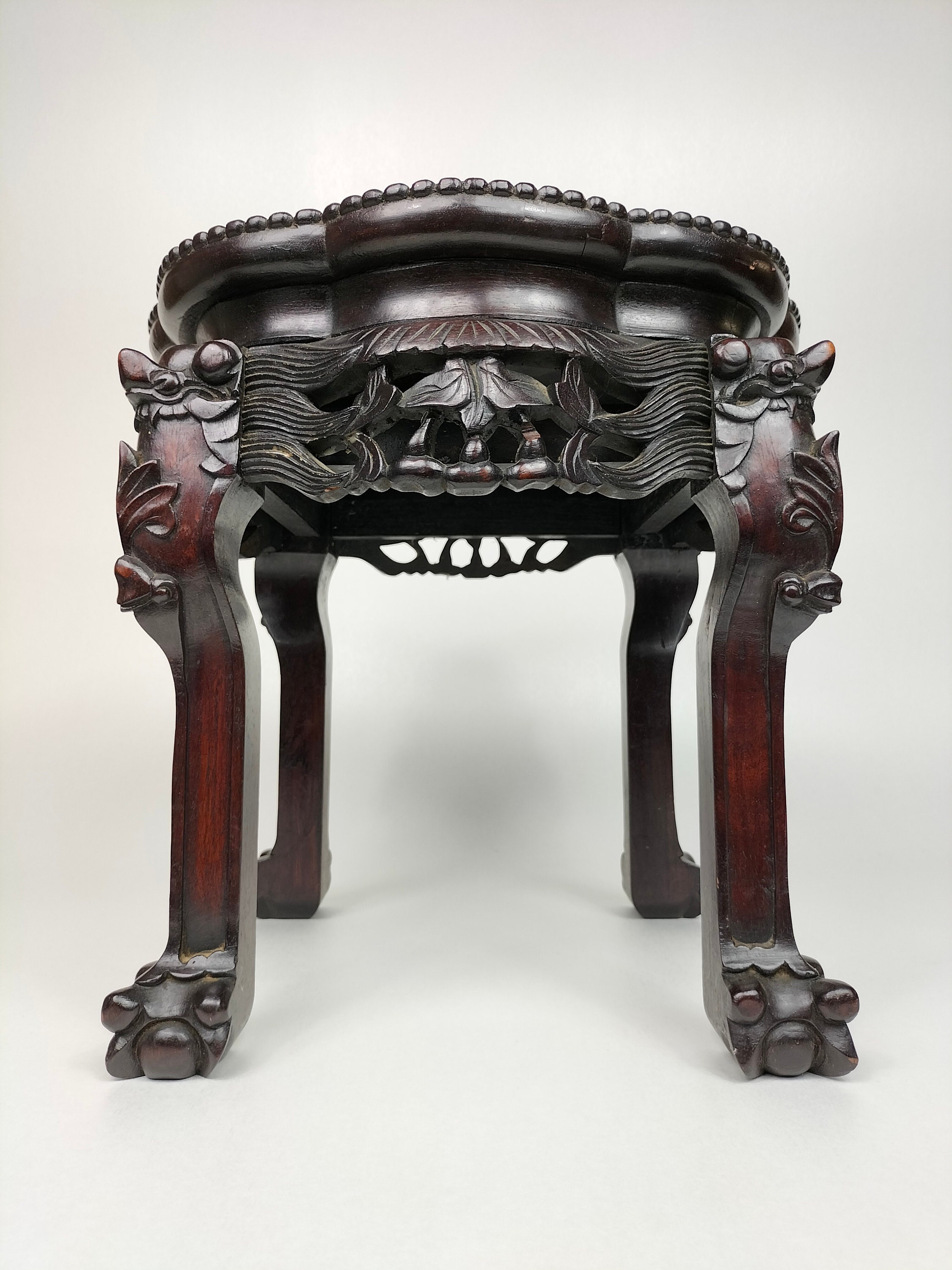 Antique Chinese Side Table With a Marble Top // Early 20th Etsy Australia