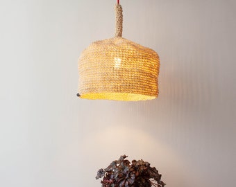 Large Rope Pendant Lamp – Natural