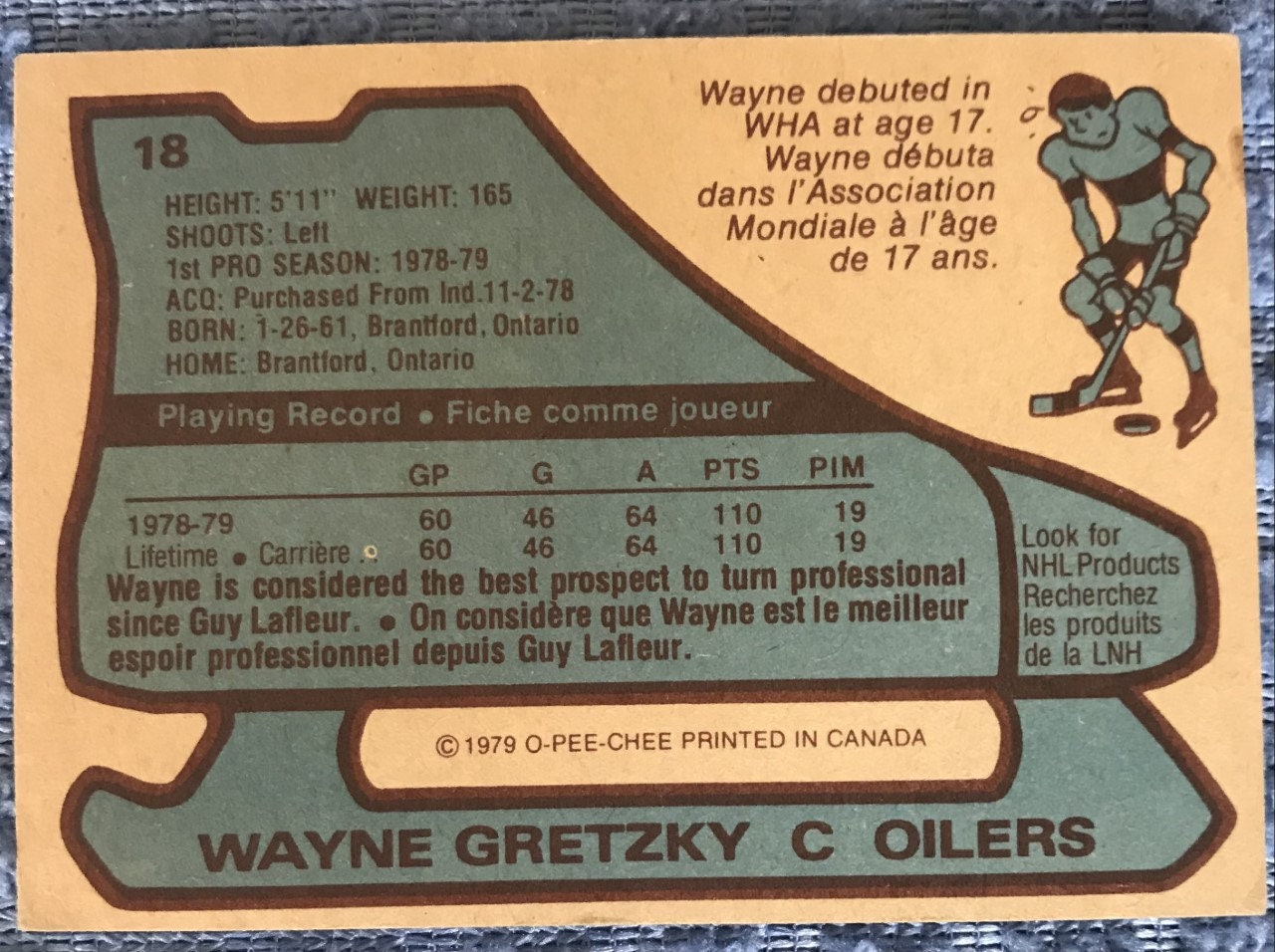 Wayne Gretzky Rookie Card - Etsy
