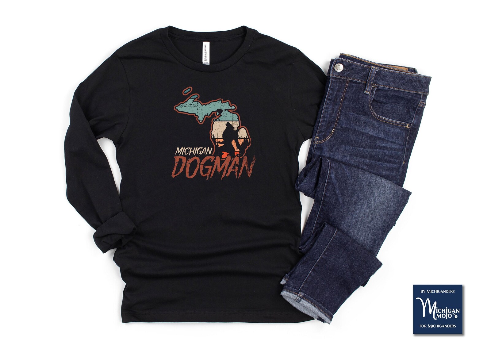 Michigan Dogman Shirt US Cryptozoology American Cryptid - Etsy