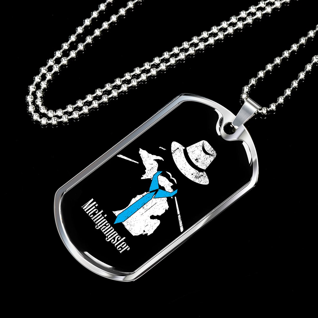 Michigan Made Jewelry Great Lakes Gift for Men Michigan Etsy