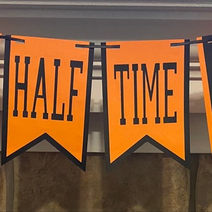 Halftime Half Birthday Banner for Infant