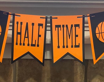 Halftime Half Birthday Banner for Infant