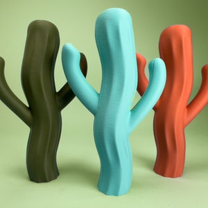 The Saguiggle Cactus Green Mini Plastic Wavy Dancing Cactus Tchotchke image 3