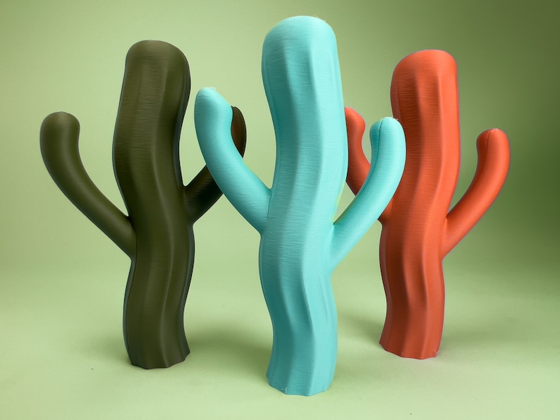 The Saguiggle Cactus Cute Orange Tchotchke Dopamine Decor Funky Weird Fun image 2