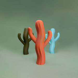 The Saguiggle Cactus Cute Orange Tchotchke Dopamine Decor Funky Weird Fun image 3