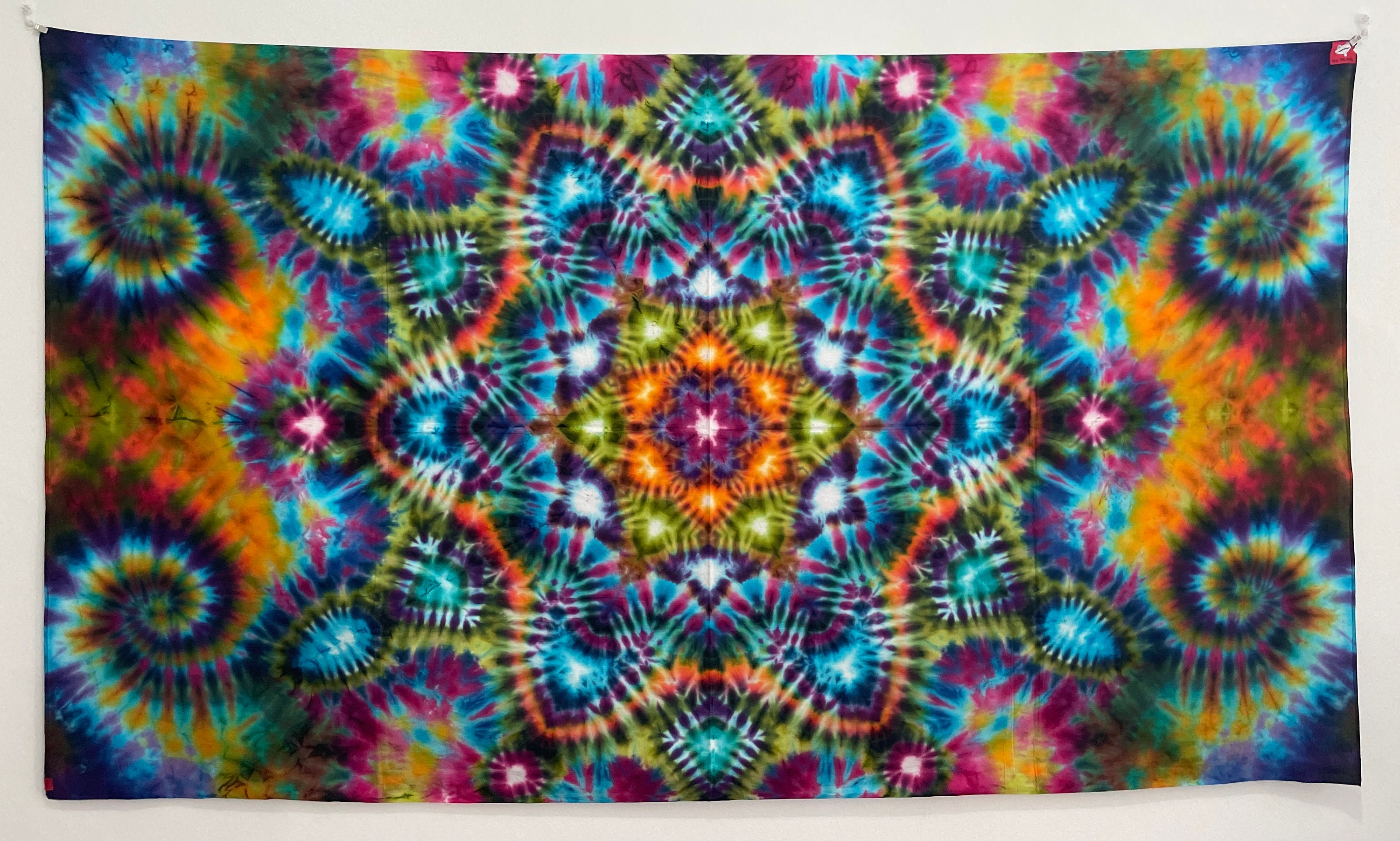 Handmade Tie Dye Tapestry Etsy