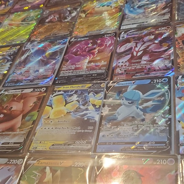 10 Pokemon Card Ultra Rare  Lot - Ex, GX, V, VSTAR or VMAX!