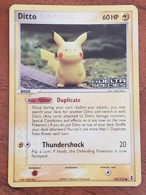  Pokemon - Ditto (35) - EX Delta Species : Toys & Games