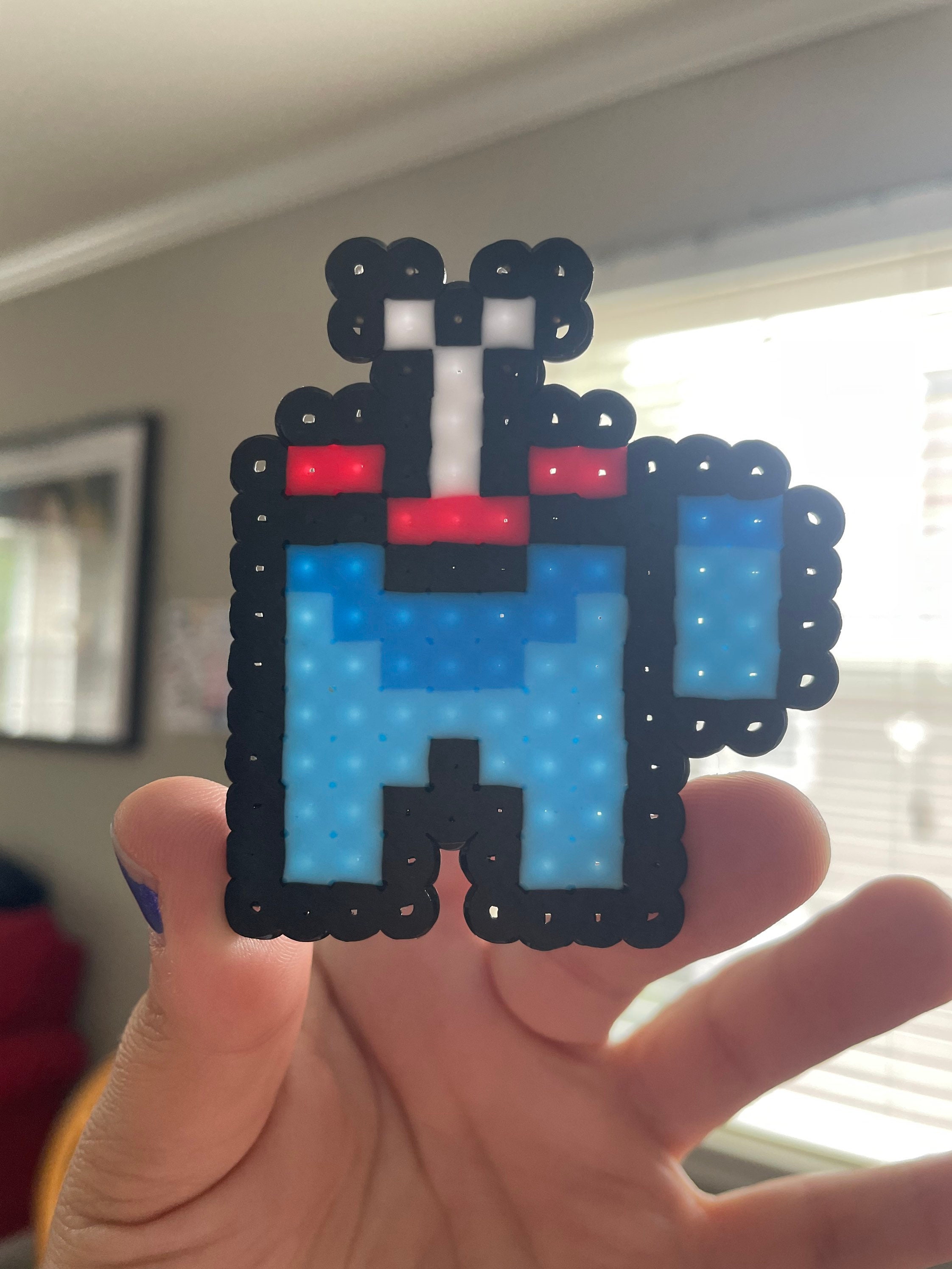 Among Us Dead Body Perler Perle Etsy