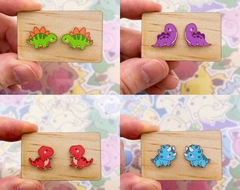 Dinosaur Stud Earrings